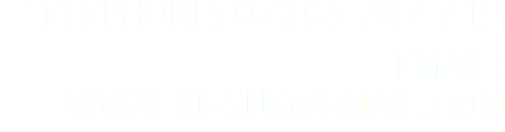 Telephone: 07765 247 215 email: Wwalkiesuk@gmail.com